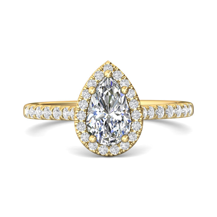 18K Gold Yellow Micropave Halo Engagement Ring from the Micropave Halo collection - DERMH7R_18KY_PsH_7.5X5.0_Std_H-I_SI2