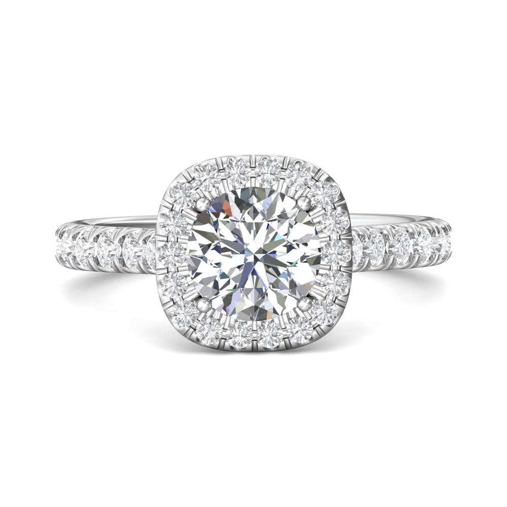18K Gold White Micropave Halo Engagement Ring from the Micropave Halo collection - DERMH7S_18KW_CuHRd_7.0_Prm_H-I_SI1