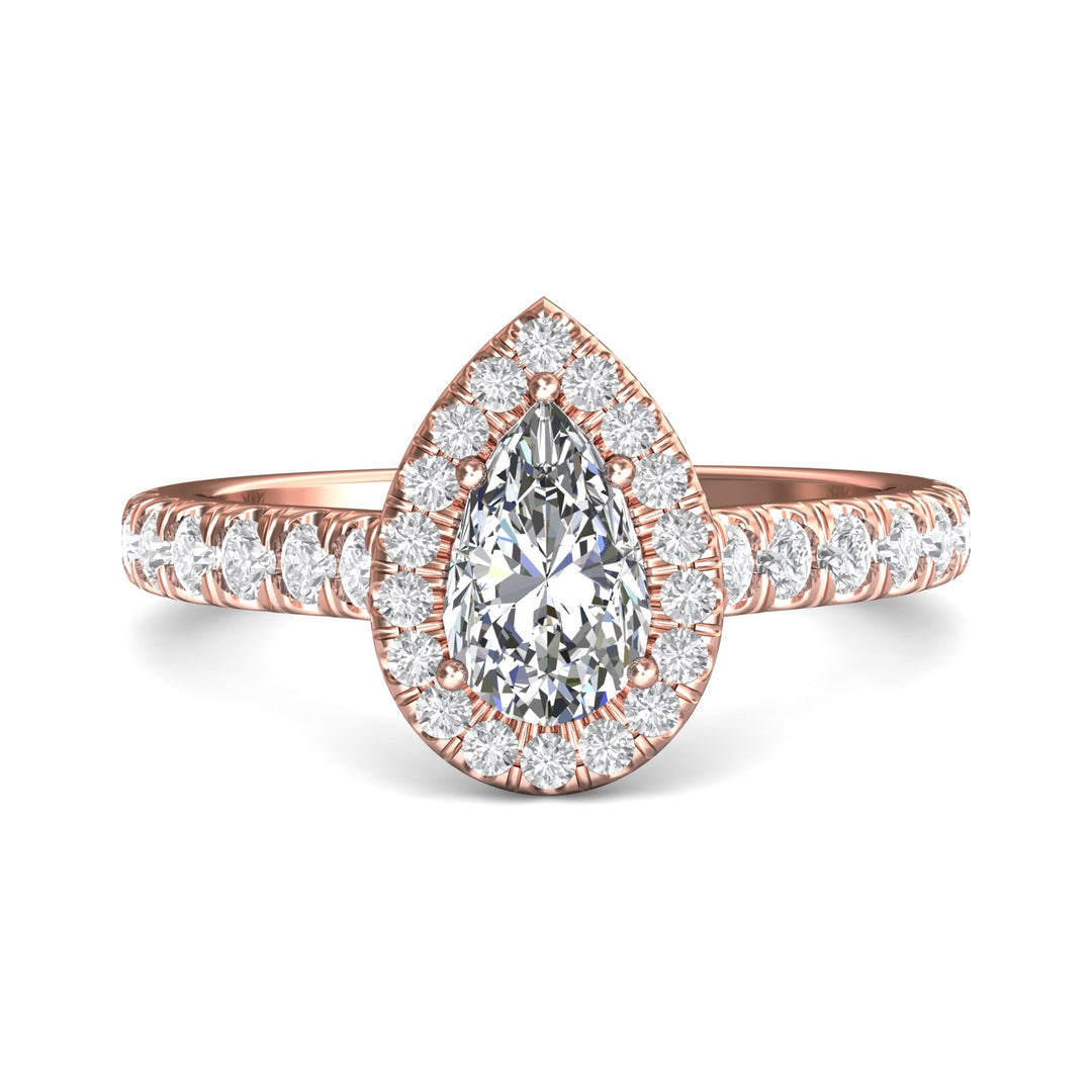 14K Gold Pink Micropave Halo Engagement Ring from the Micropave Halo collection - DERMH7SR_14KP_PsH_8.25X5.2_Prm_H-I_SI1