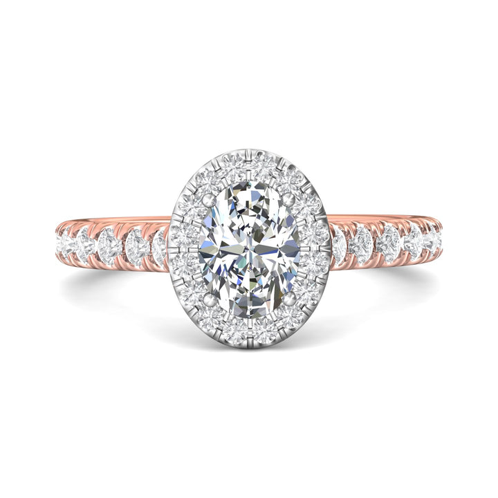 18K Gold White/Pink Micropave Halo Engagement Ring from the Micropave Halo collection - DERMH7SR_18KWP_OvH_7.5x5.5_Prm_H-I_SI1