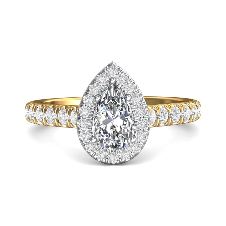 18K Gold White/Yellow Micropave Halo Engagement Ring from the Micropave Halo collection - DERMH7SR_18KWY_PsH_8.25X5.2_Prm_H-I_SI1
