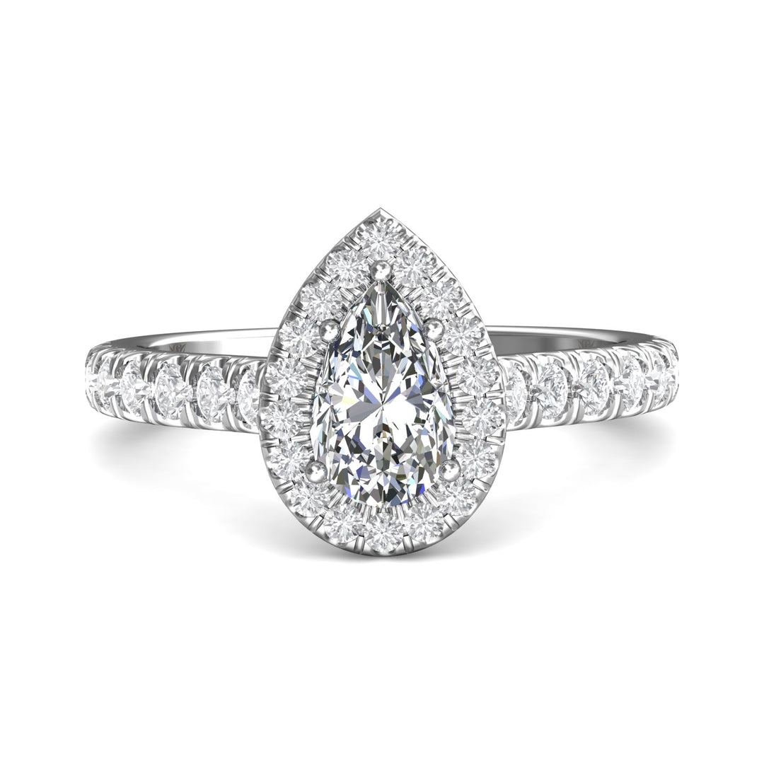 Platinum White Micropave Halo Engagement Ring from the Micropave Halo collection - DERMH7SR_PlatW_PsH_8.25X5.2_Prm_H-I_SI1