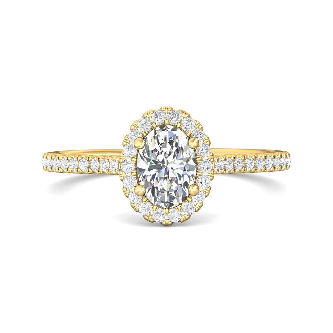 14K Gold Yellow Micropave Halo Engagement Ring from the Micropave Halo collection - DERMH7XS_14KY_OvH_7X5_Prm_H-I_SI1