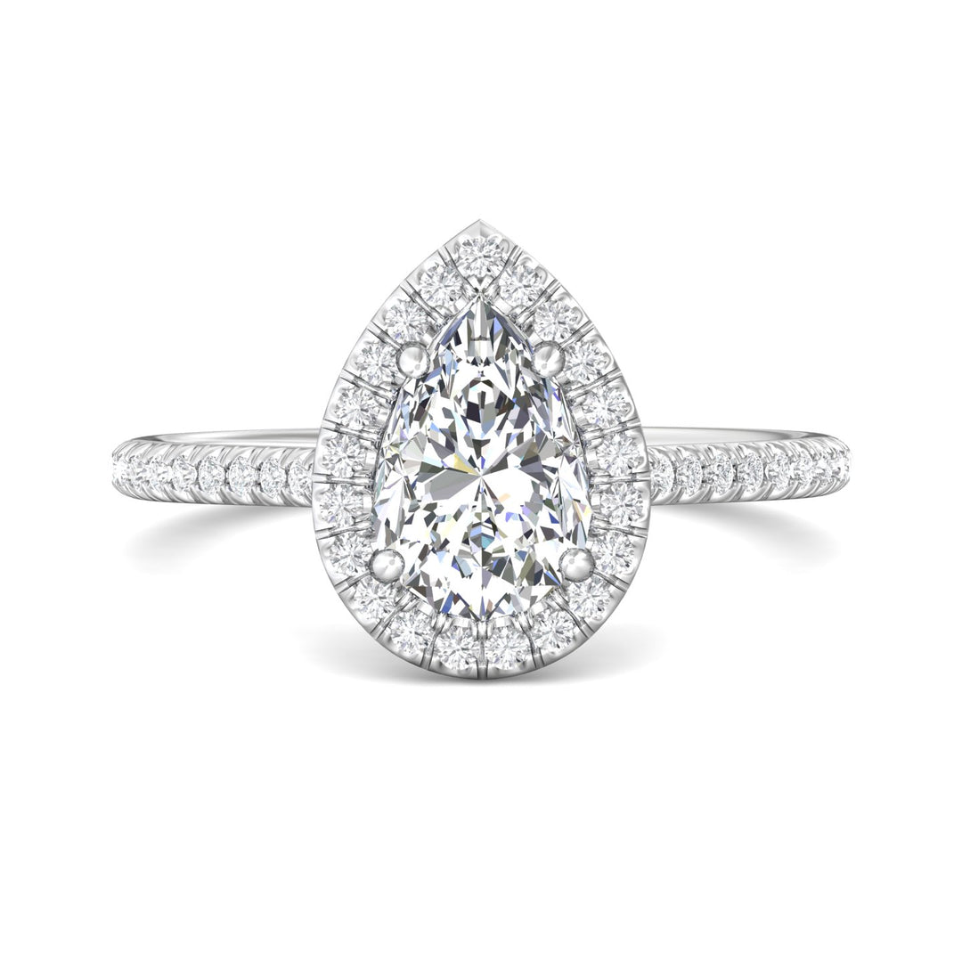 18K Gold White Micropave Halo Engagement Ring from the Micropave Halo collection - DERMH7XS_18KW_PsH_9x6_Prm_H-I_SI1