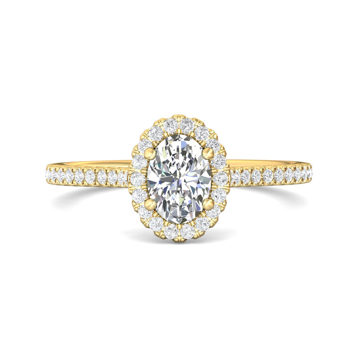 18K Gold Yellow Micropave Halo Engagement Ring from the Micropave Halo collection - DERMH7XS_18KY_OvH_7X5_Prm_H-I_SI1
