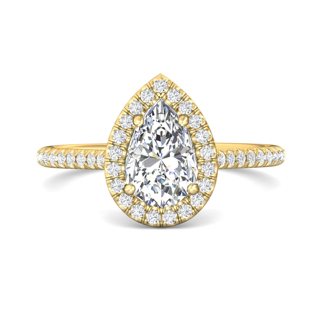 18K Gold Yellow Micropave Halo Engagement Ring from the Micropave Halo collection - DERMH7XS_18KY_PsH_9x6_Prm_H-I_SI1