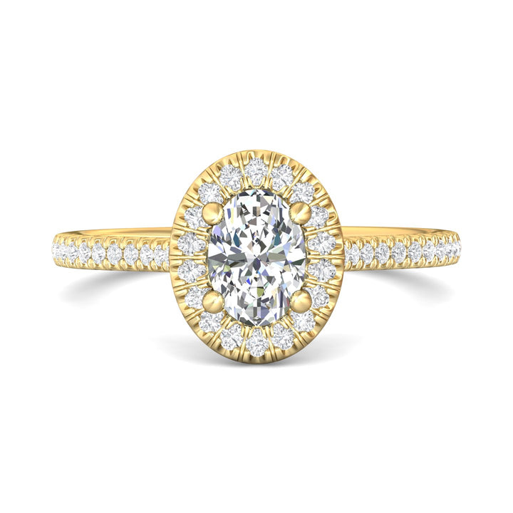 14K Gold Yellow Micropave Halo Engagement Ring from the Micropave Halo collection - DERMH7XSR_14KY_OvH_7X5_Prm_H-I_SI1