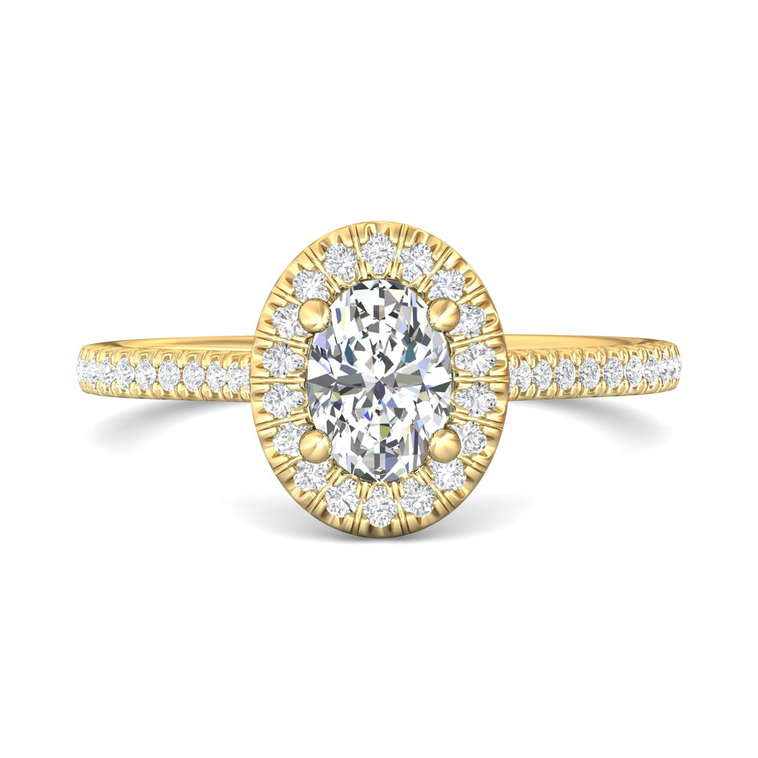 14K Gold Yellow Micropave Halo Engagement Ring from the Micropave Halo collection - DERMH7XSR_14KY_OvH_7X5_Prm_H-I_SI1