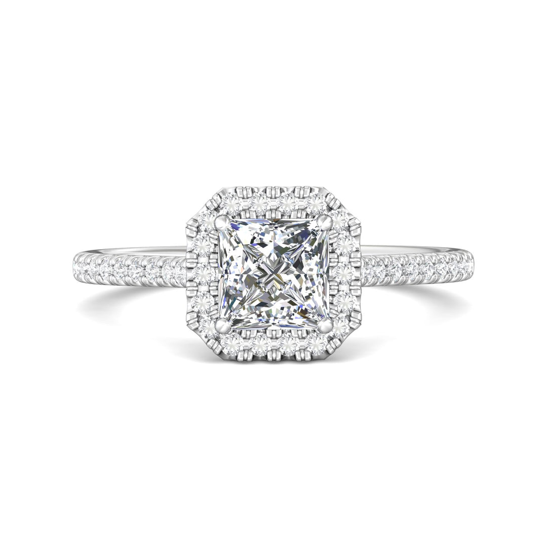 Platinum White Micropave Halo Engagement Ring from the Micropave Halo collection - DERMH7XSR_PlatW_Pr_5.5_Prm_H-I_SI1