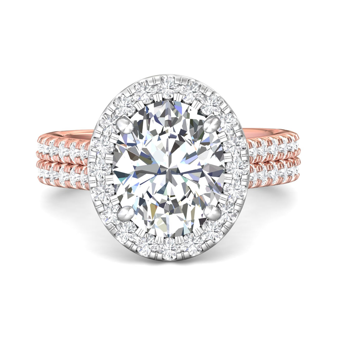 18K Gold White/Pink Encore Engagement Ring from the Encore collection - DERMH85_18KWP_OvH_11X9_Prm_H-I_SI1