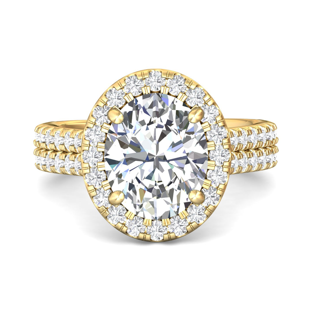18K Gold Yellow Encore Engagement Ring from the Encore collection - DERMH85_18KY_OvH_11X9_Prm_H-I_SI1