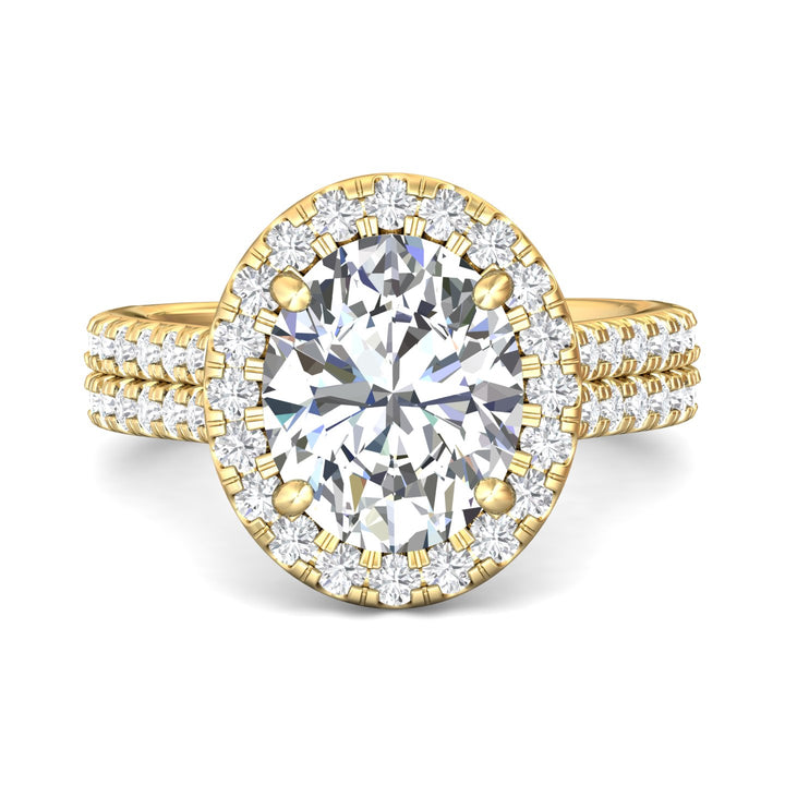 18K Gold Yellow Encore Engagement Ring from the Encore collection - DERMH85_18KY_OvH_11X9_Prm_H-I_SI1