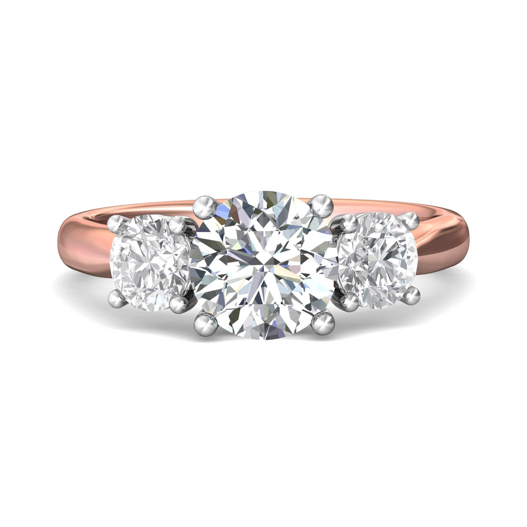 Three Stone Engagement Ring from the Three Stone collection