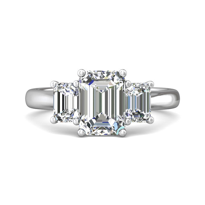 Three Stone Engagement Ring from the Three Stone collection