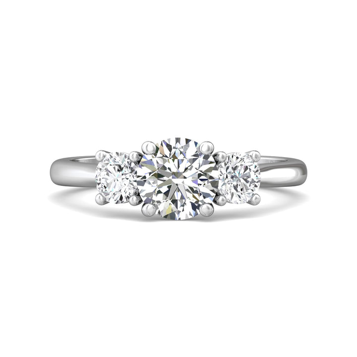 Three Stone Engagement Ring from the Three Stone collection