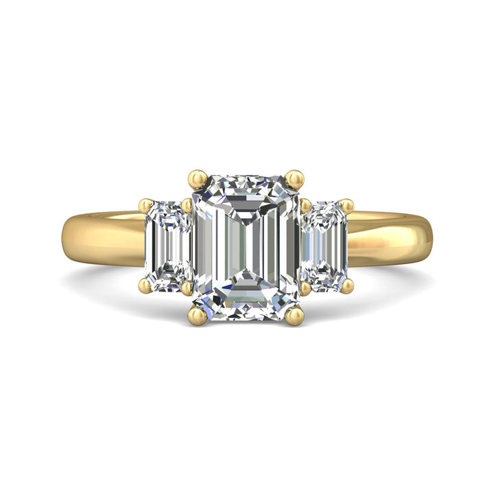 Three Stone Engagement Ring from the Three Stone collection