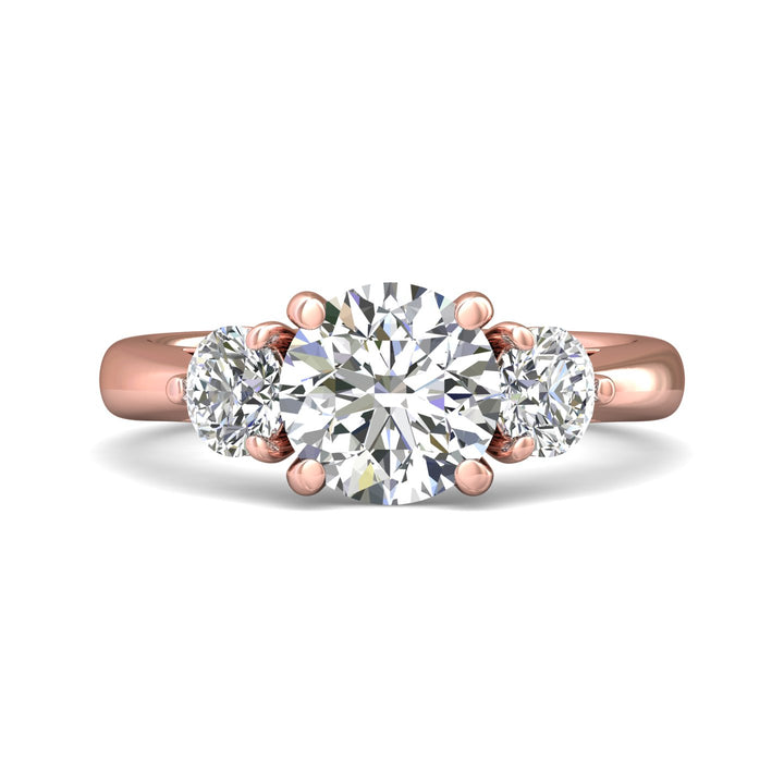 Three Stone Engagement Ring from the Three Stone collection
