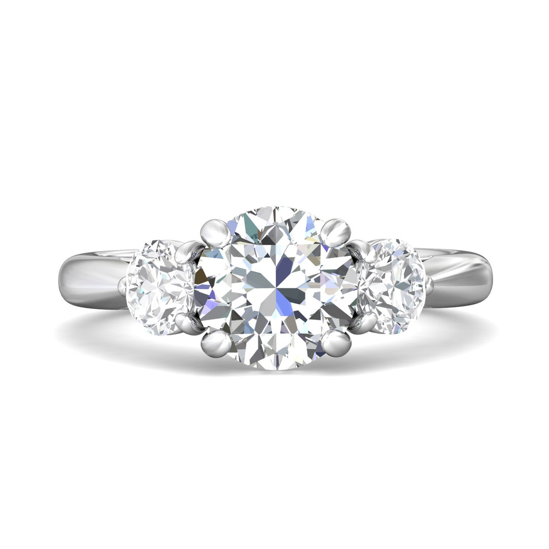 Three Stone Engagement Ring from the Three Stone collection