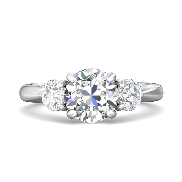 Three Stone Engagement Ring from the Three Stone collection