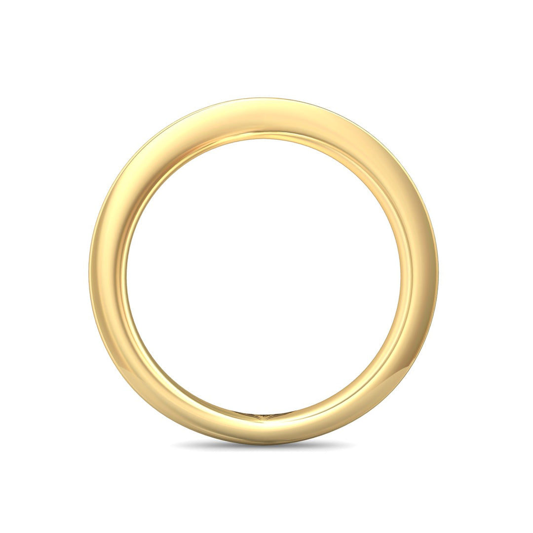 14K Gold Yellow Channel/Shared Prong Wedding Band from the Channel/Shared Prong collection - DWBC1-.15_14KY