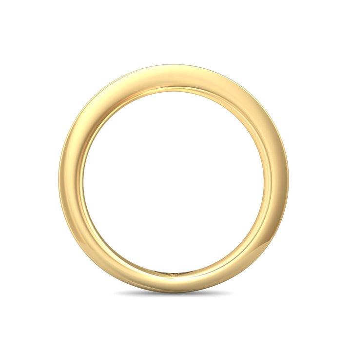 14K Gold Yellow Channel/Shared Prong Wedding Band from the Channel/Shared Prong collection - DWBC1-.15_14KY