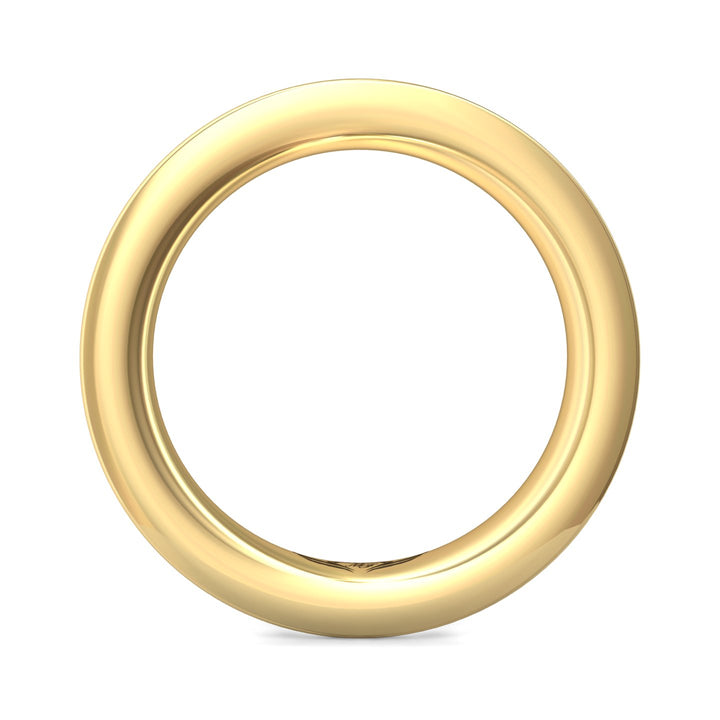 14K Gold Yellow Channel/Shared Prong Wedding Band from the Channel/Shared Prong collection - DWBFC1-1.75_14KY