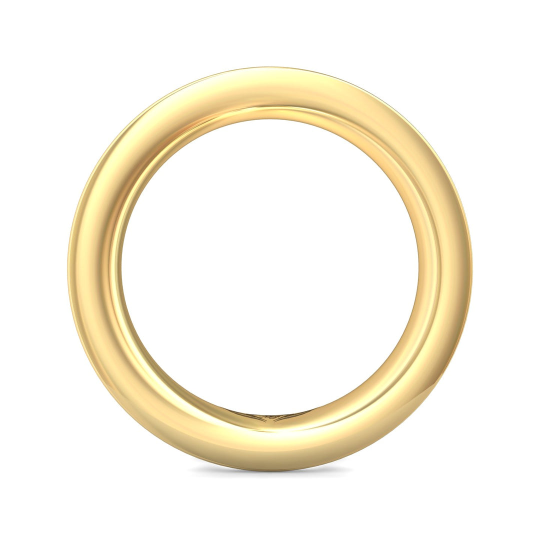 14K Gold Yellow Channel/Shared Prong Wedding Band from the Channel/Shared Prong collection - DWBFC1-2.50_14KY