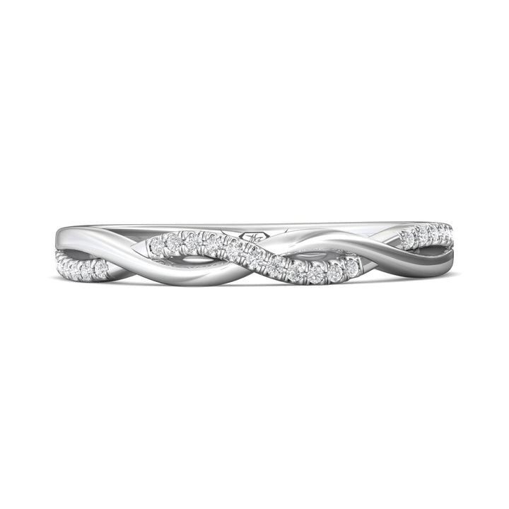 14K Gold White Classic Diamond Bands Wedding Band from the Classic Diamond Bands collection - DWBM39XS_14KW_Prm_H-I_SI1