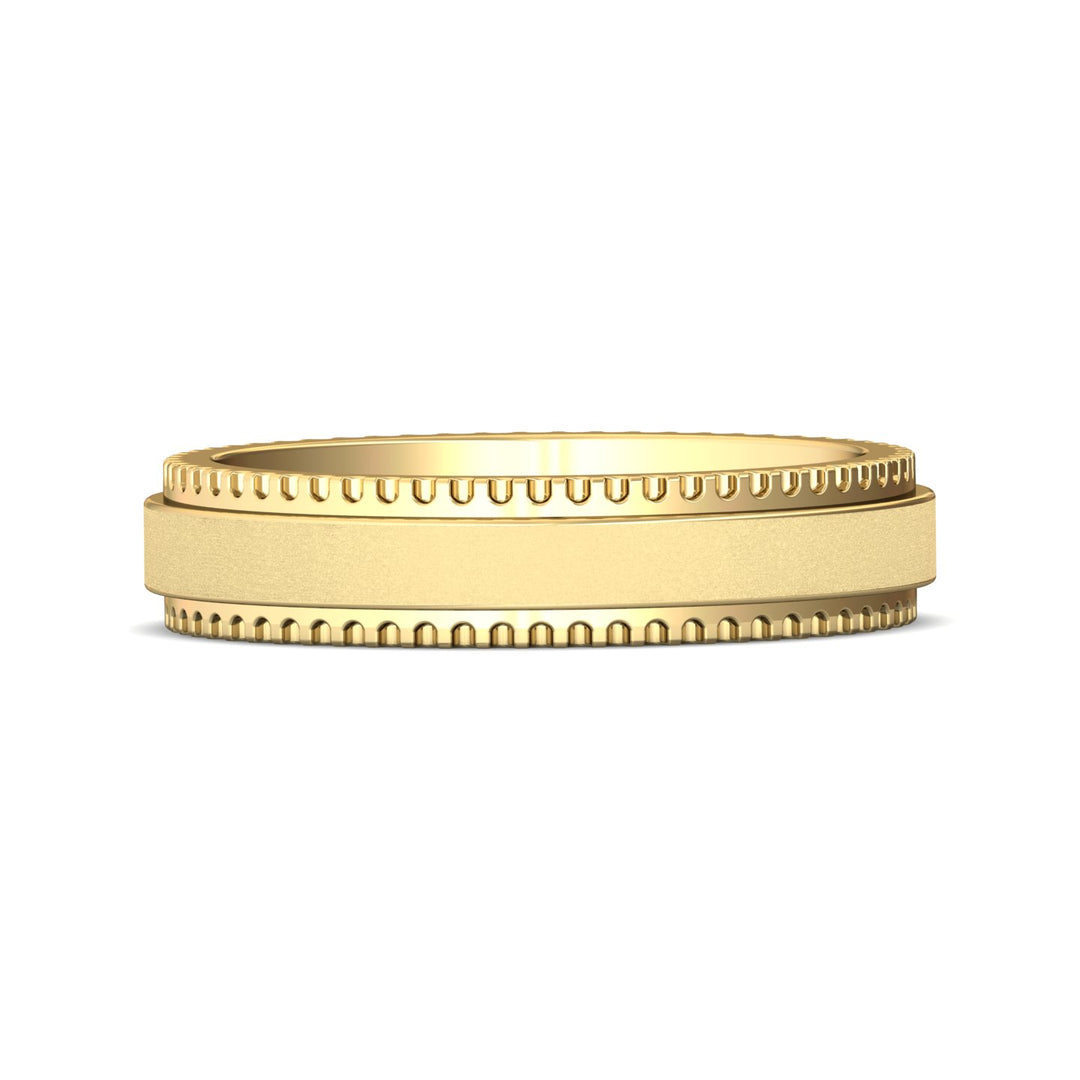 14K Gold Yellow Mens Classic Mens Band from the Mens Classic collection - H079SF_14KY_Std_NA_NA