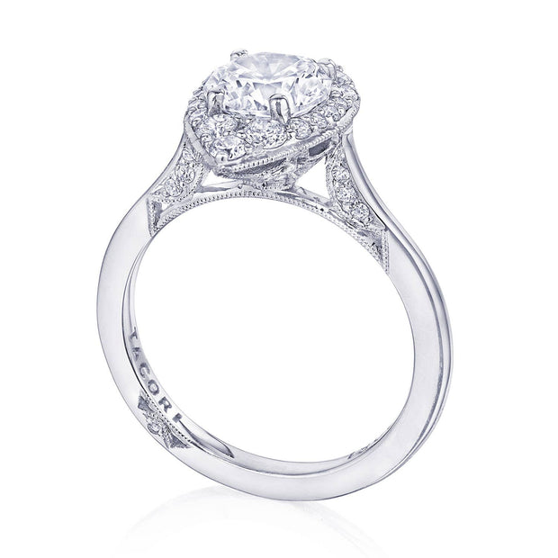 Round, Pear Bloom Engagement Ring