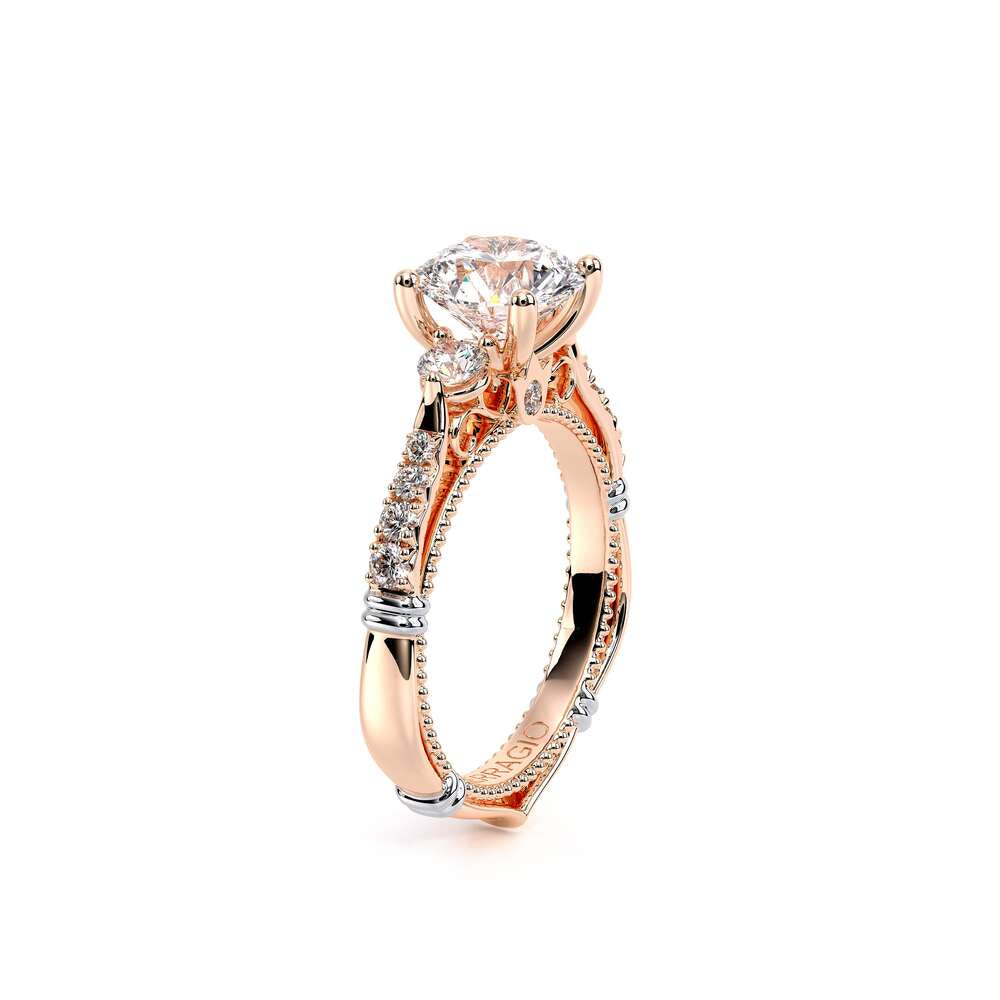 Parisian-124r-18k Rose Gold Round