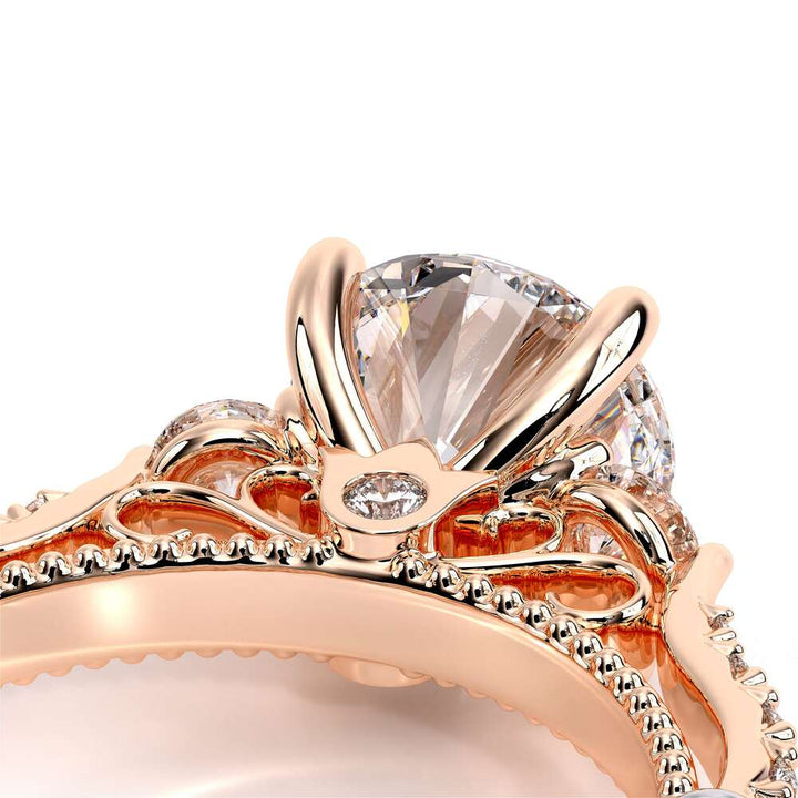 Parisian-124r-14k Rose Gold Round