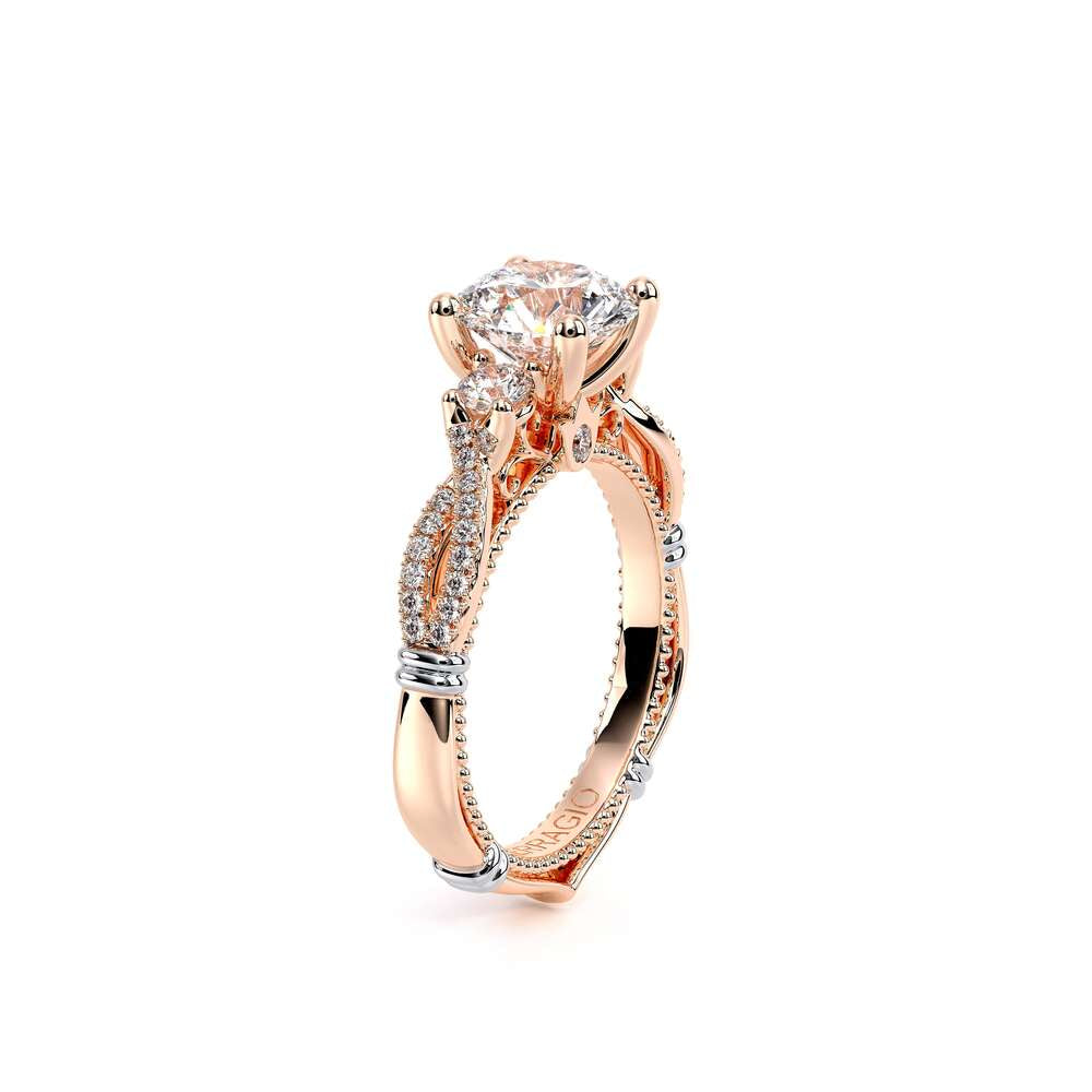 Parisian-129r-14k Rose Gold Round