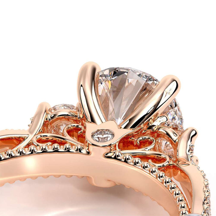 Parisian-129r-14k Rose Gold Round