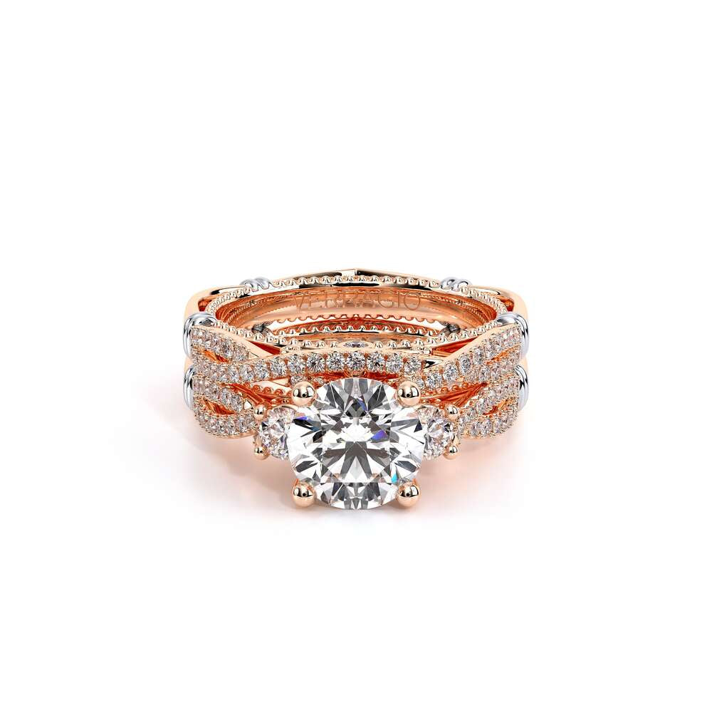 Parisian-129r-14k Rose Gold Round