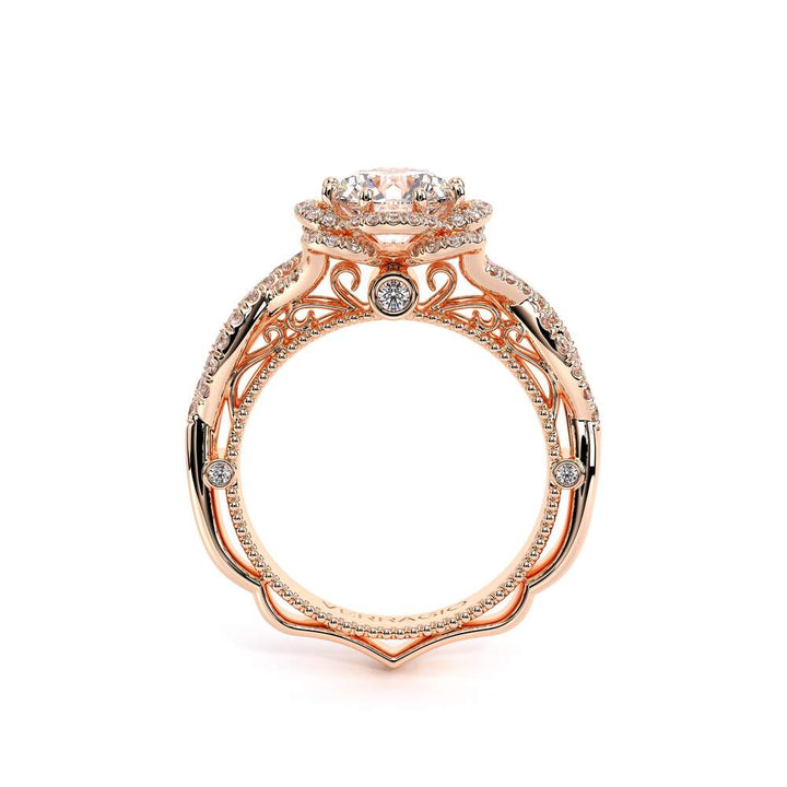 Venetian-5051r-18k Rose Gold Round