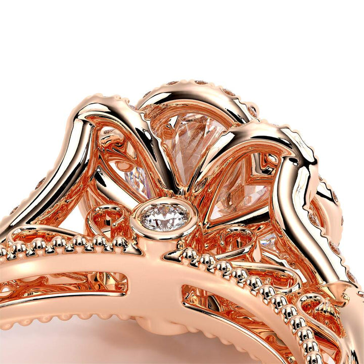 Venetian-5051r-14k Rose Gold Round