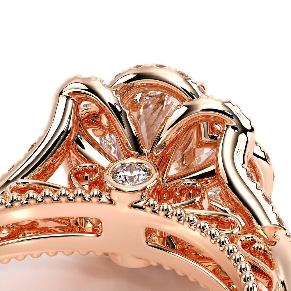 Venetian-5051r-18k Rose Gold Round