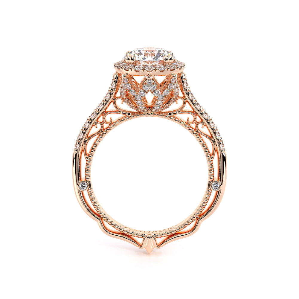 Venetian-5061r-14k Rose Gold Round