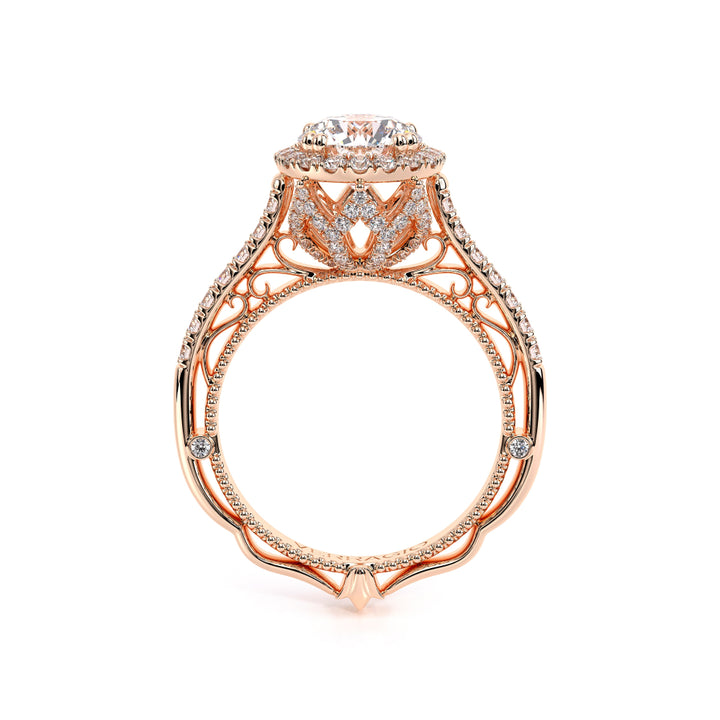 Venetian-5061r-14k Rose Gold Round