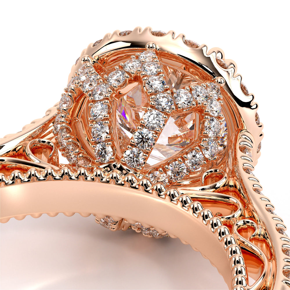 Venetian-5061r-14k Rose Gold Round
