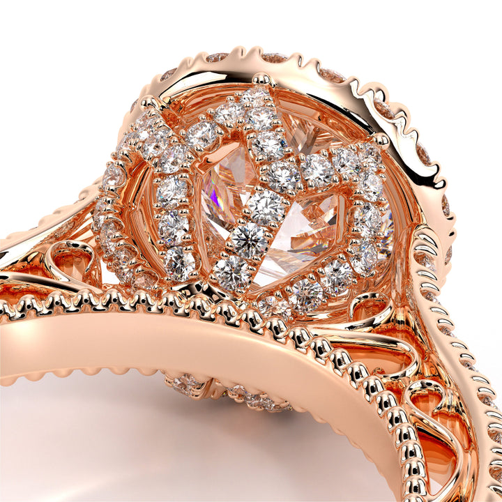 Venetian-5061r-14k Rose Gold Round