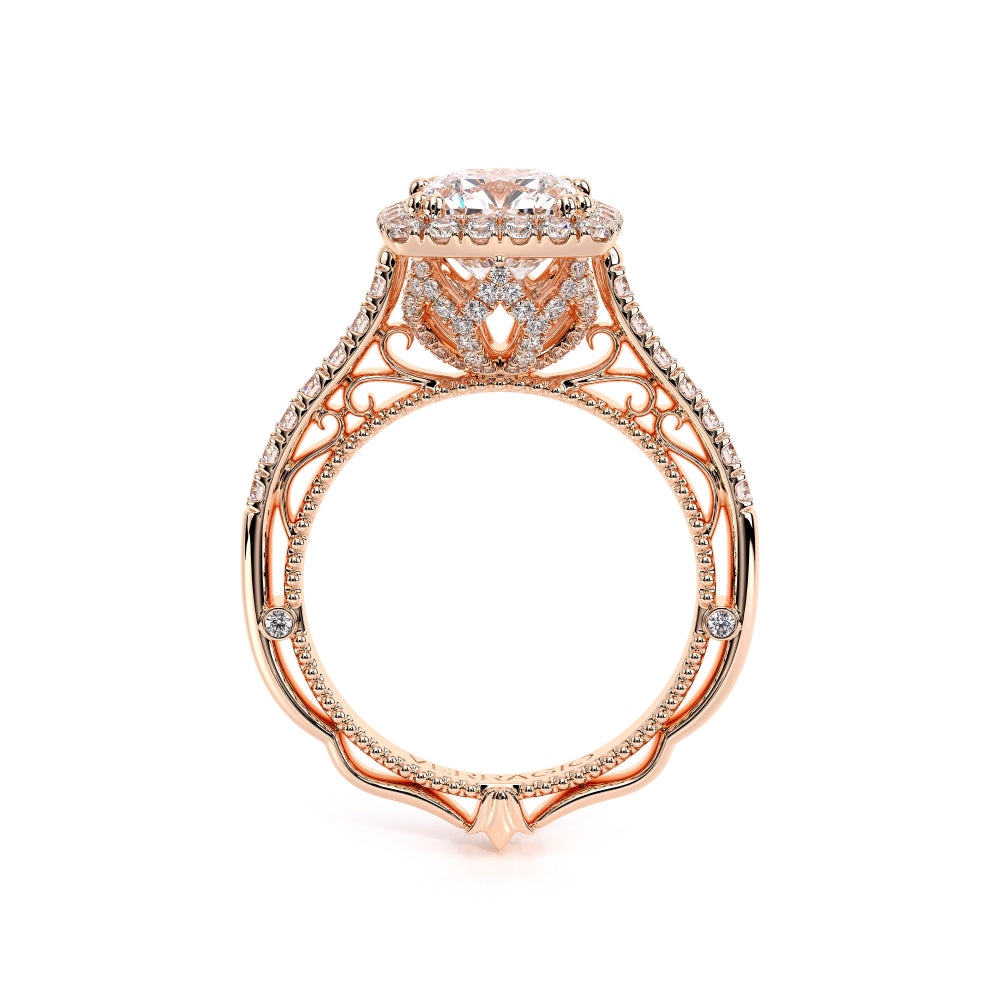 Venetian-5061cu-14k Rose Gold Cushion