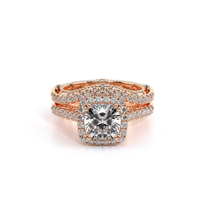 Venetian-5061cu-14k Rose Gold Cushion