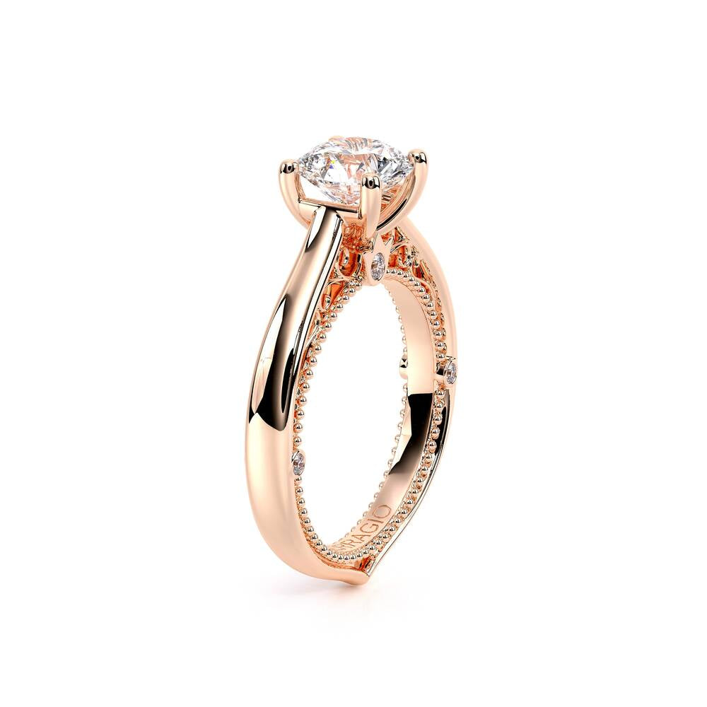 Venetian-5047r-14k Rose Gold Round