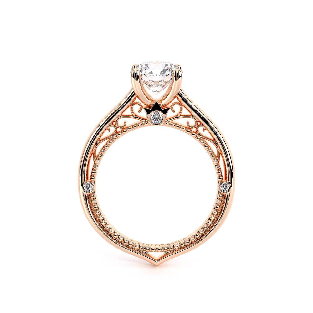 Venetian-5047r-14k Rose Gold Round