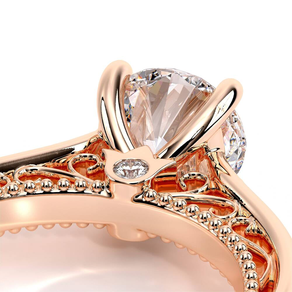 Venetian-5047r-18k Rose Gold Round