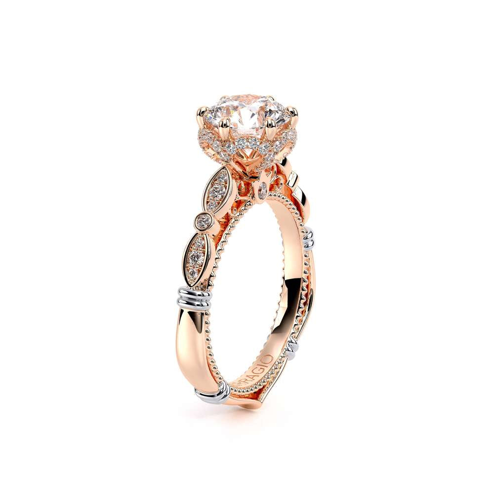 Parisian-151r-14k Rose Gold Round