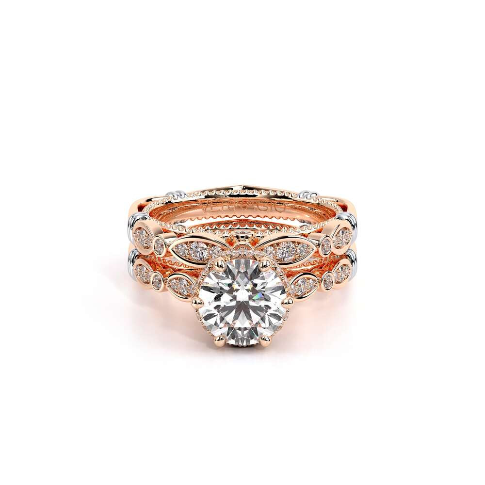 Parisian-151r-14k Rose Gold Round