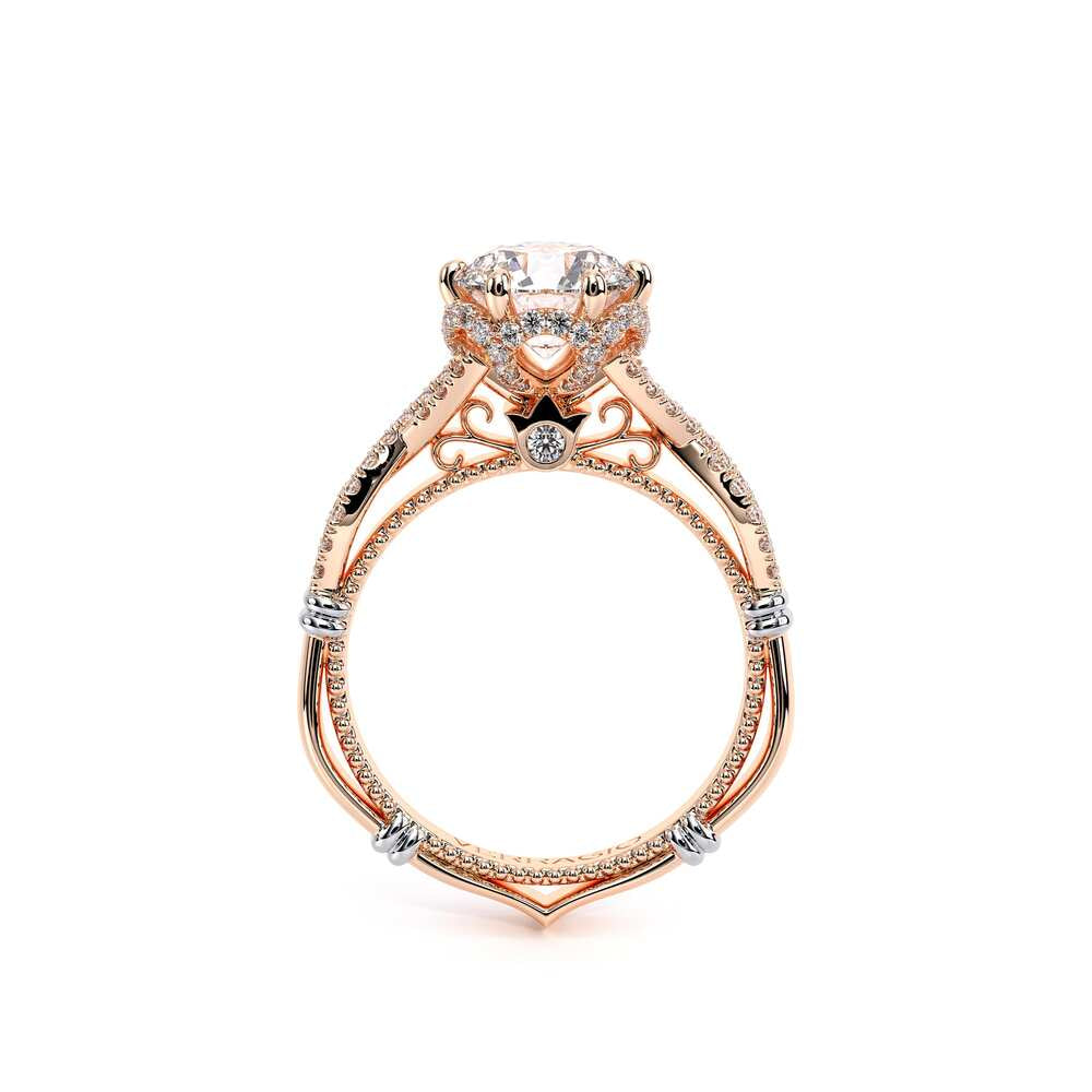 Parisian-153r-14k Rose Gold Round